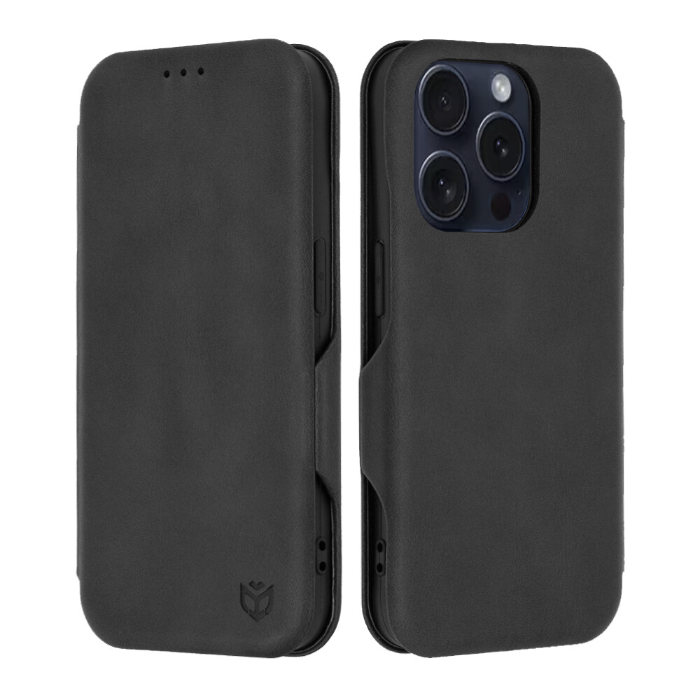 Techsuit Bezpečná Peněženka Plus iPhone 15 Pro Černá