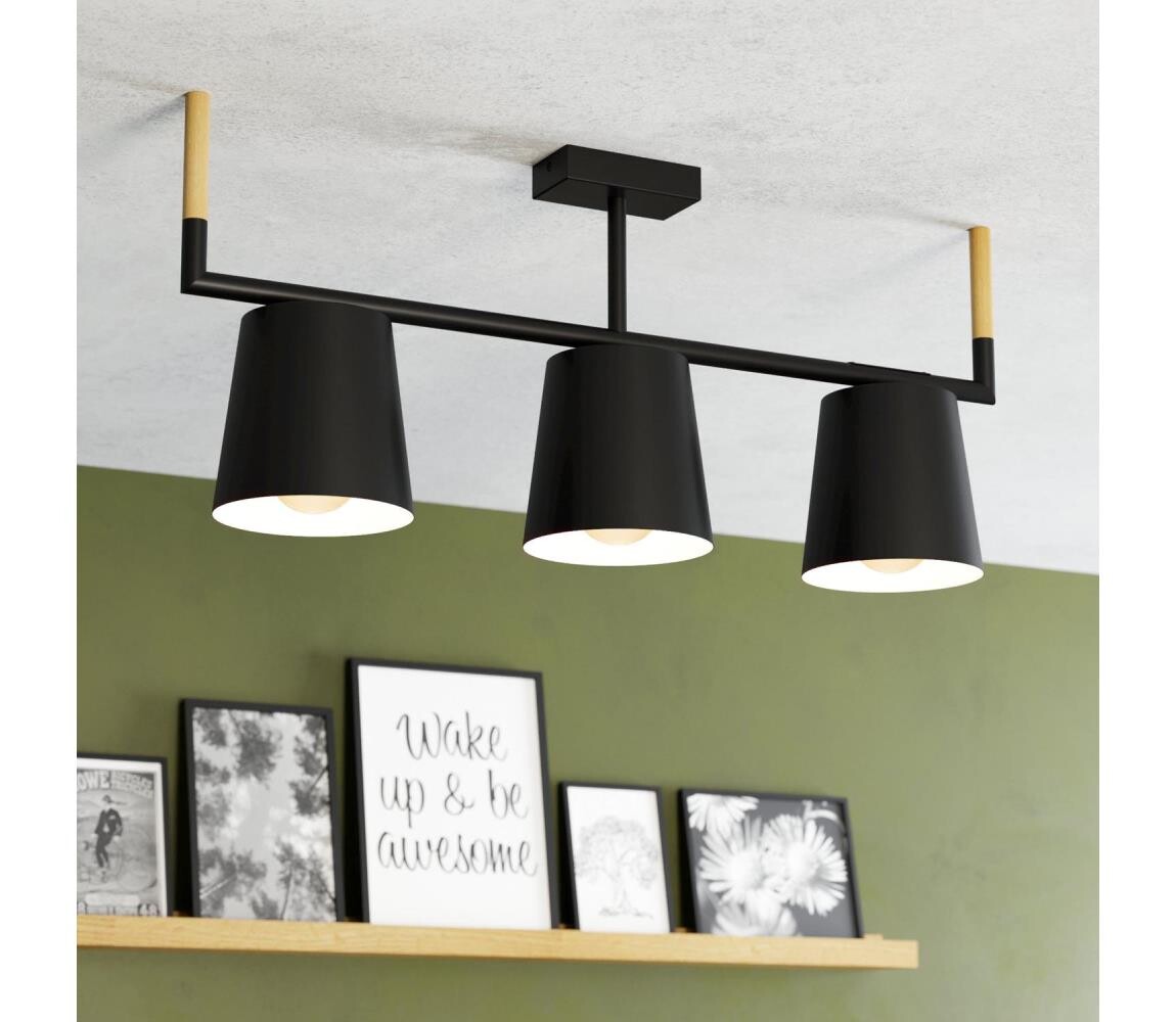 Eglo 43611 - Lustr na tyči LACEY 3xE27/40W/230V 43611