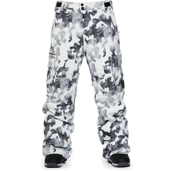 Horsefeathers ROWEN Pánské snowboardové kalhoty, bílá, velikost