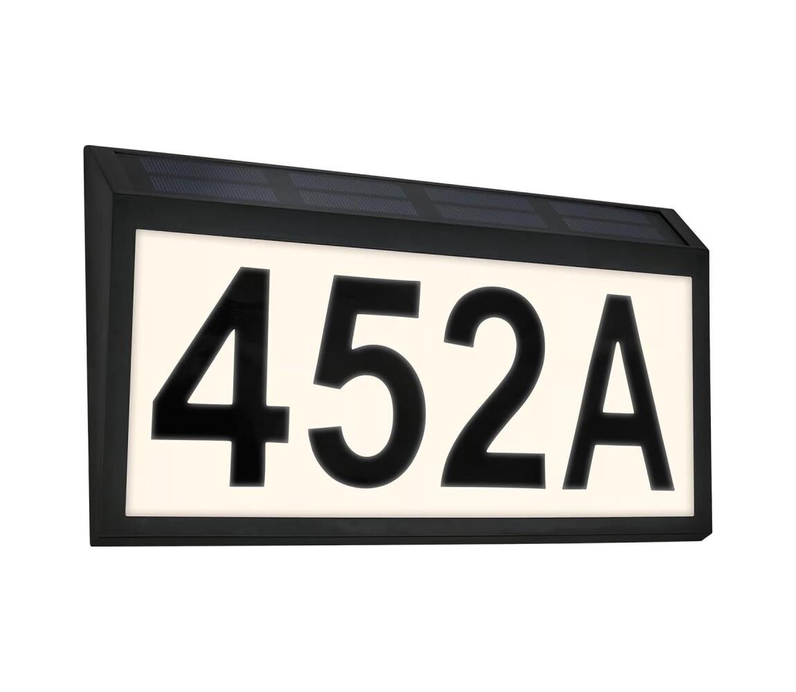 Briloner 3797015 - LED Solární domovní číslo LED/0,5W/1,2 IP44 3797015