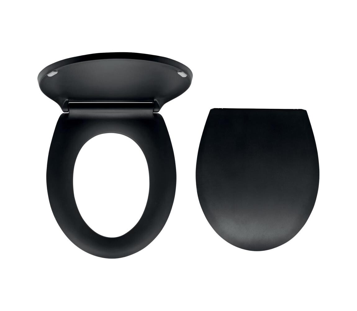 Novaservis - Záchodové prkénko SoftClose duroplast/černá WC/BLACK