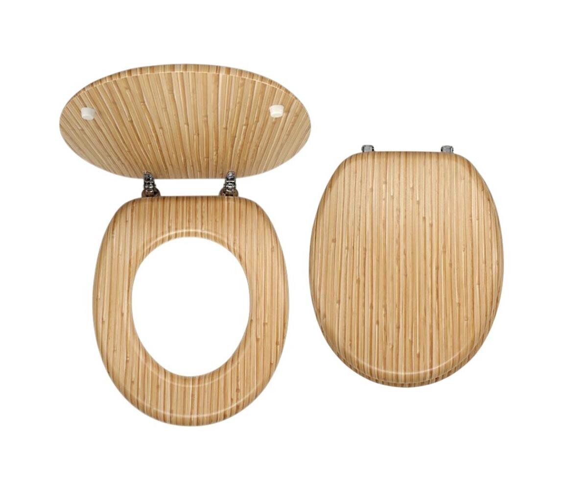 Novaservis - Záchodové prkénko MDF/dekor bambus WC/BAMBUS