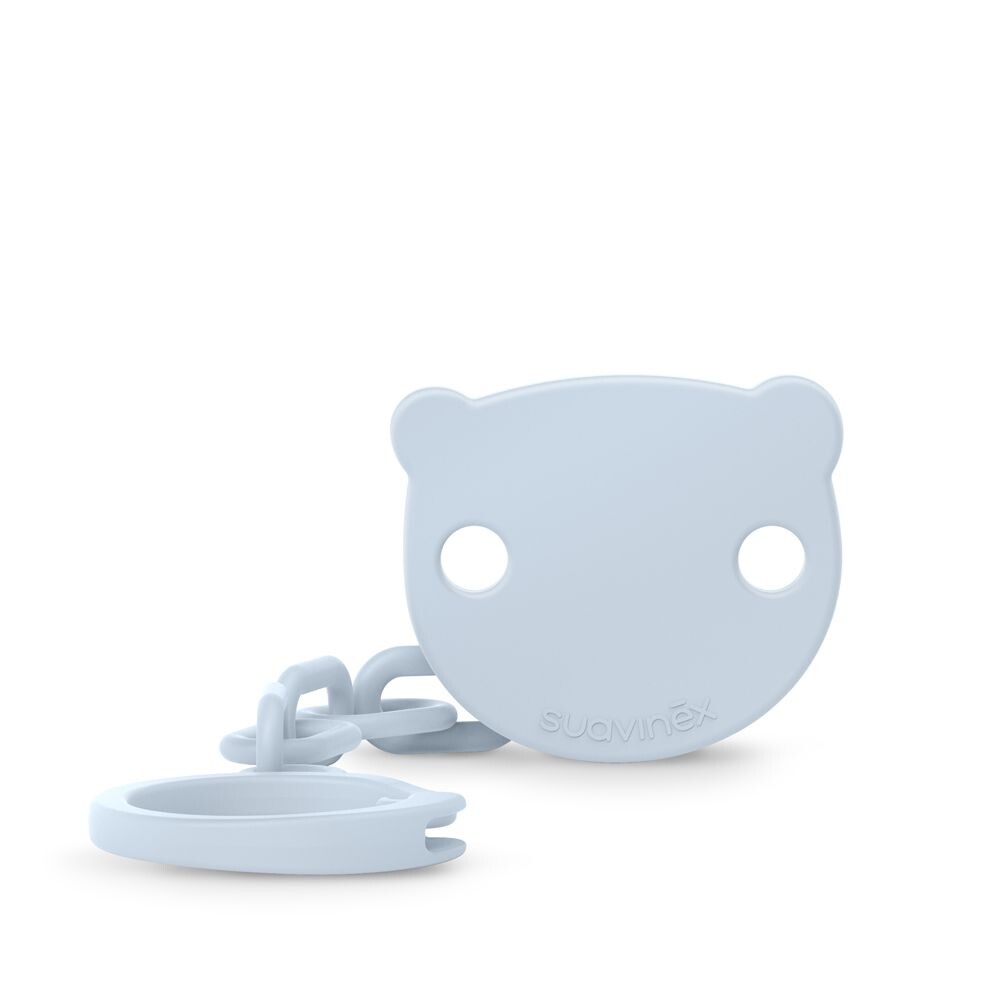 SUAVINEX Klip na dudlík WILD & FREE - modrý