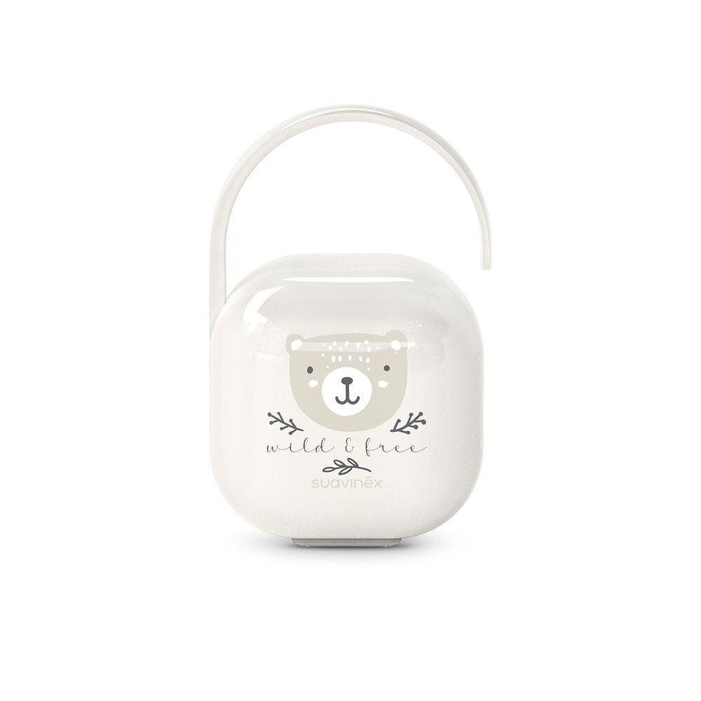 SUAVINEX Krabička na dudlík WILD & FREE - krémová
