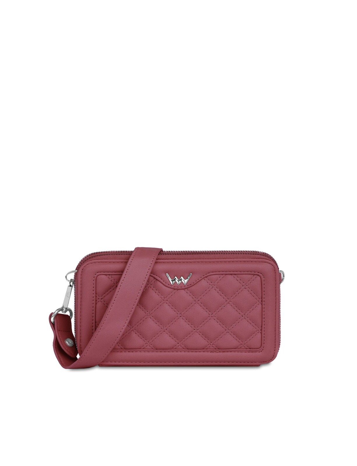 Akyra crossbody peněženka dusty pink