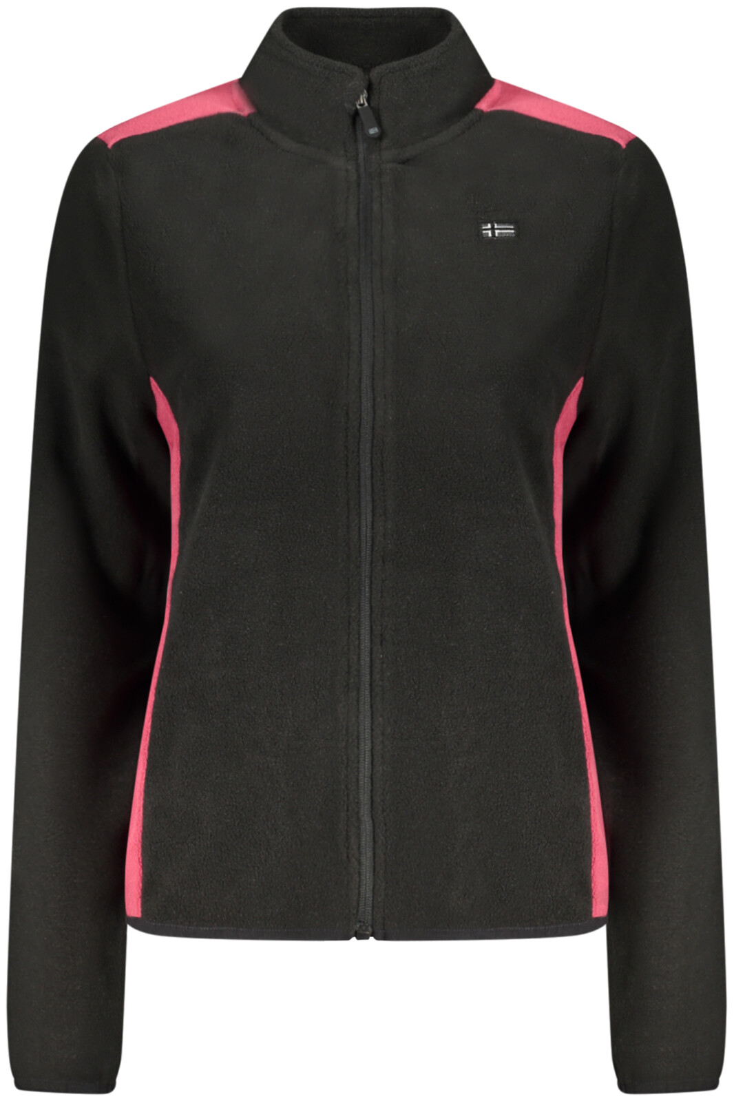 Dámská fleecová mikina s růžovými detaily