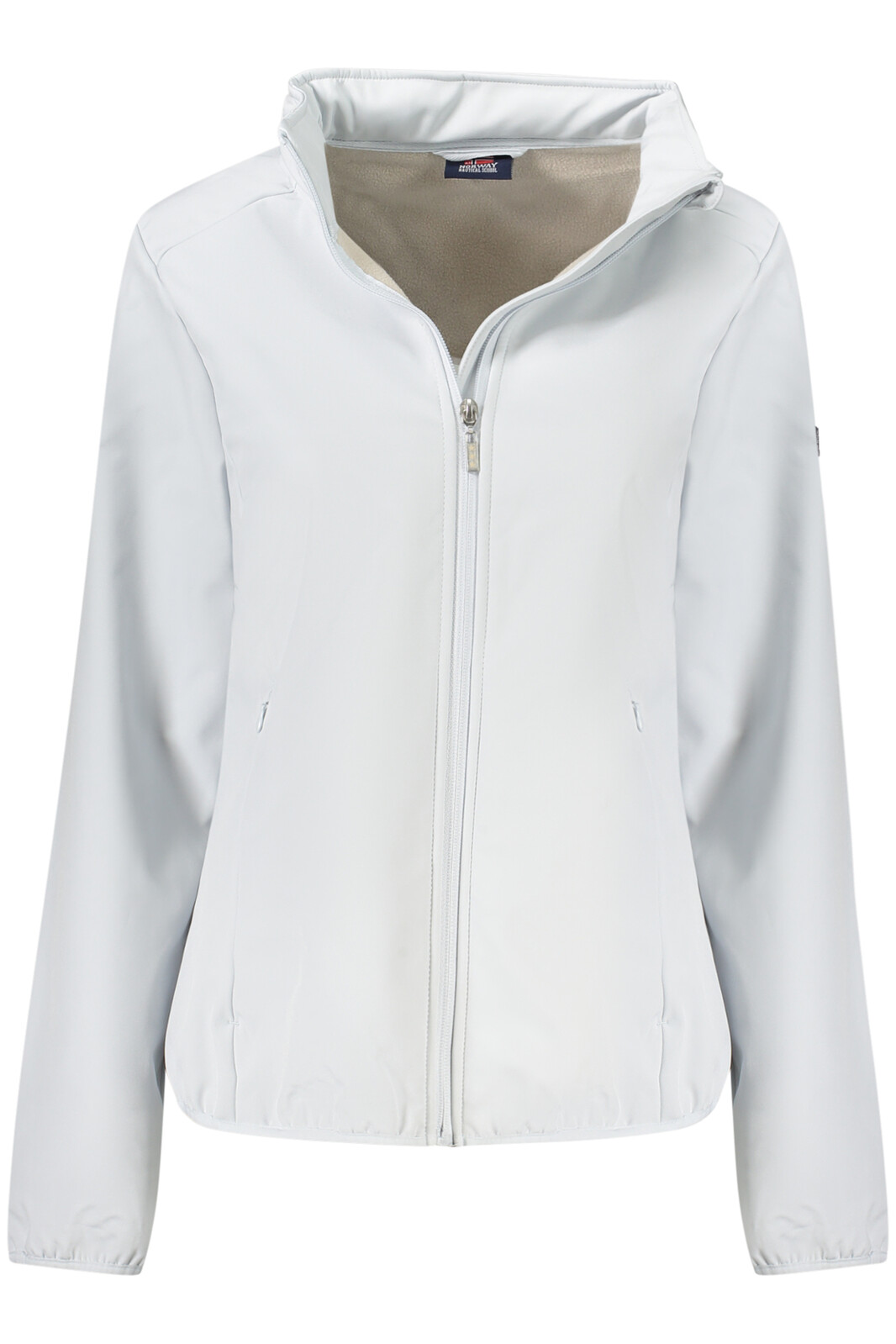 Bílá softshellová bunda