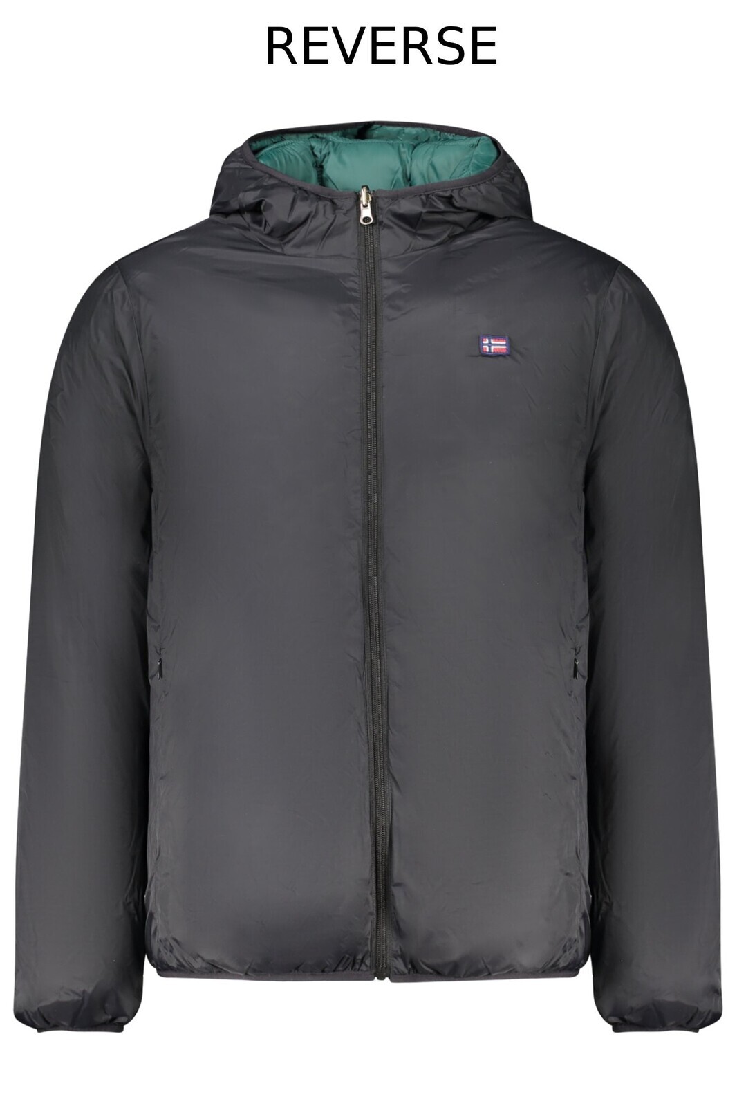 Oboustranná sportovní bunda s kapucí