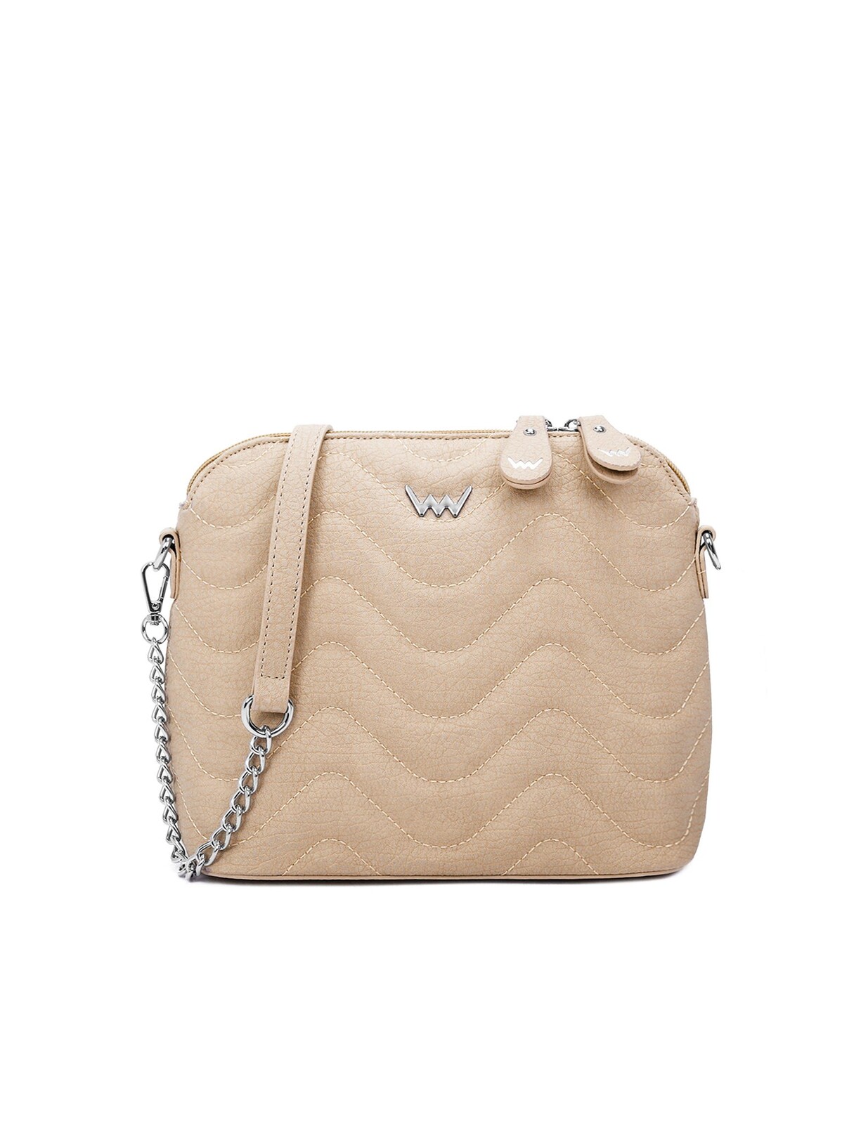 Kabelka Zita Beige s řetízkem