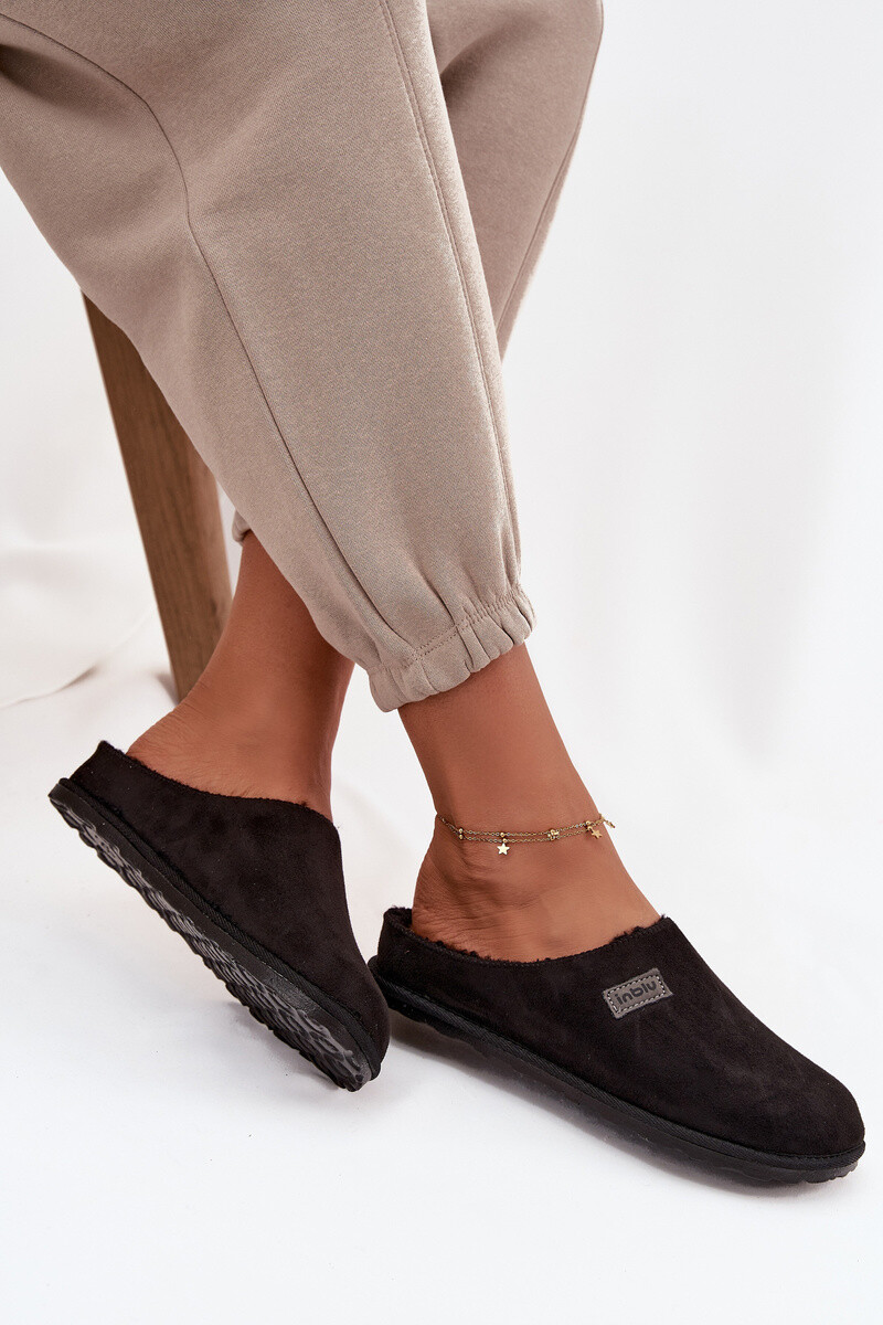 Dámské pantofle Inblu z eko-semiše