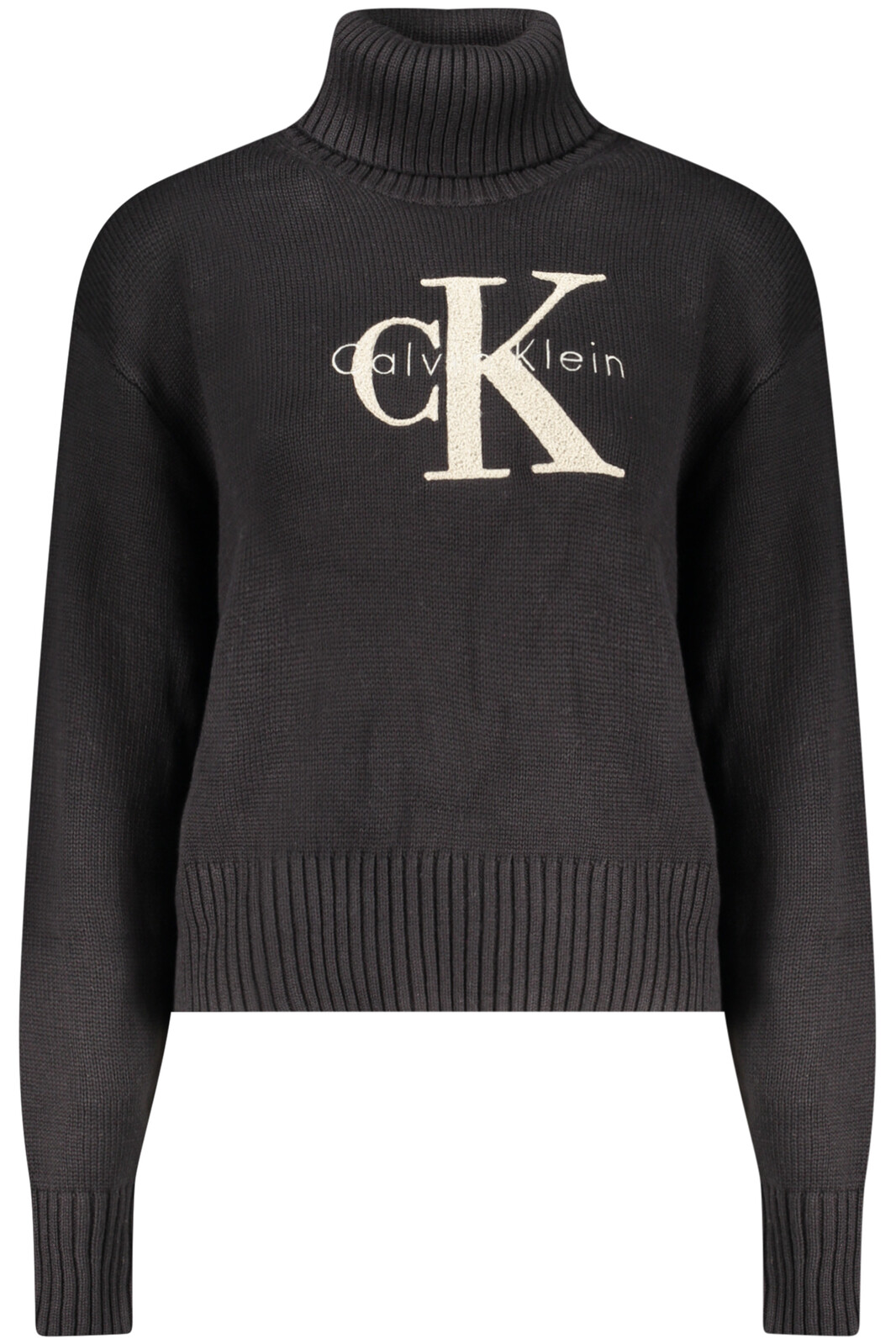 Černý rolákový svetr Calvin Klein