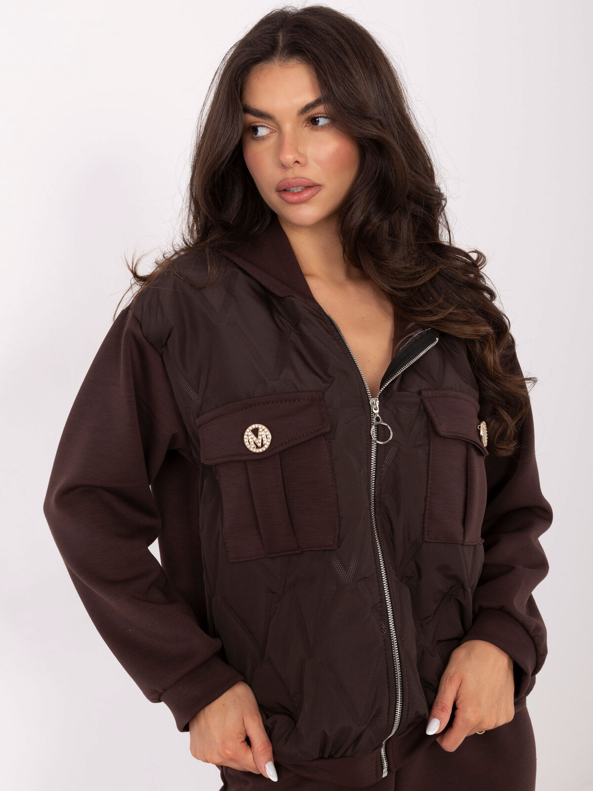 Dámský hnědý komplet