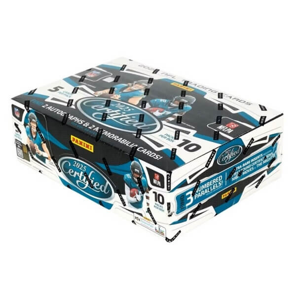 2025 NFL karty Panini Certified Fotball Hobby Box
