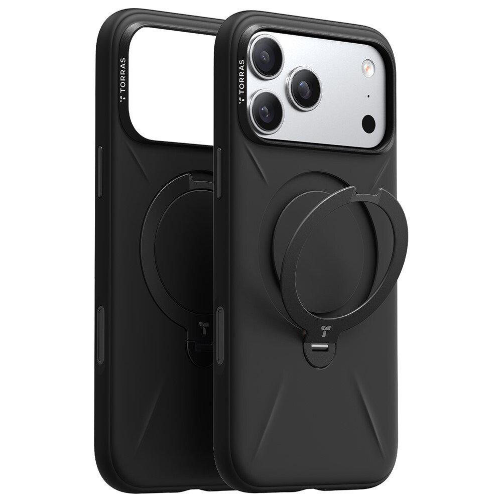 Torras QPRO Silicone Series pro iPhone 17 Pro Max černý
