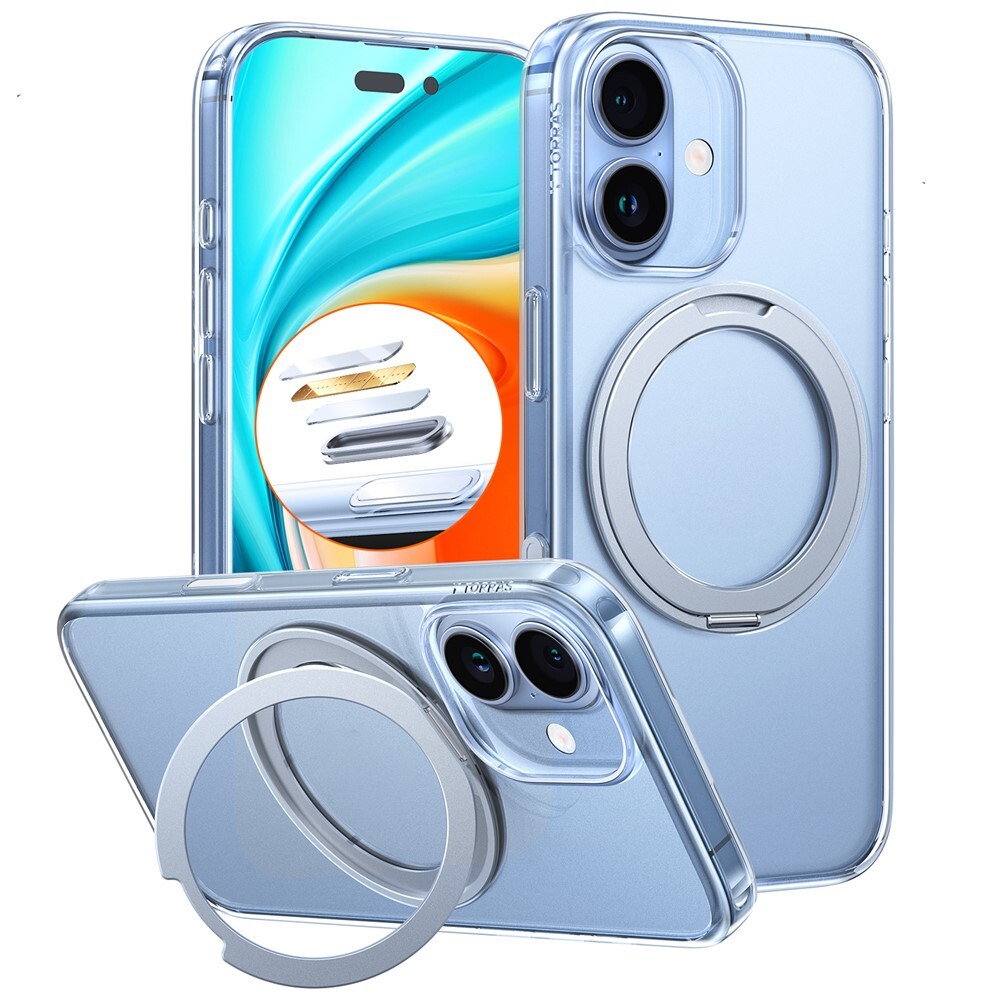 Torras Ostand Pro MagSafe Series iPhone 17 průhledný