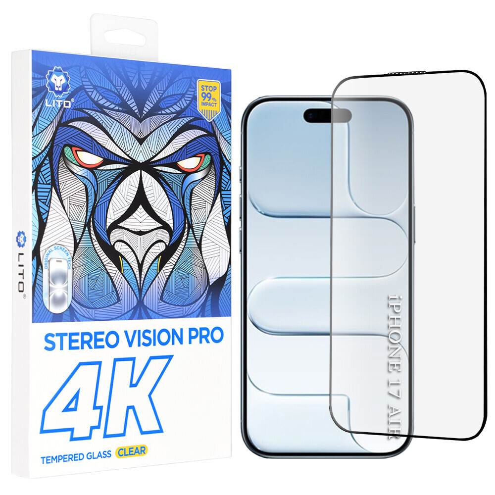 Kryt Lito D+ Max 4K pro iPhone 17 Air černý