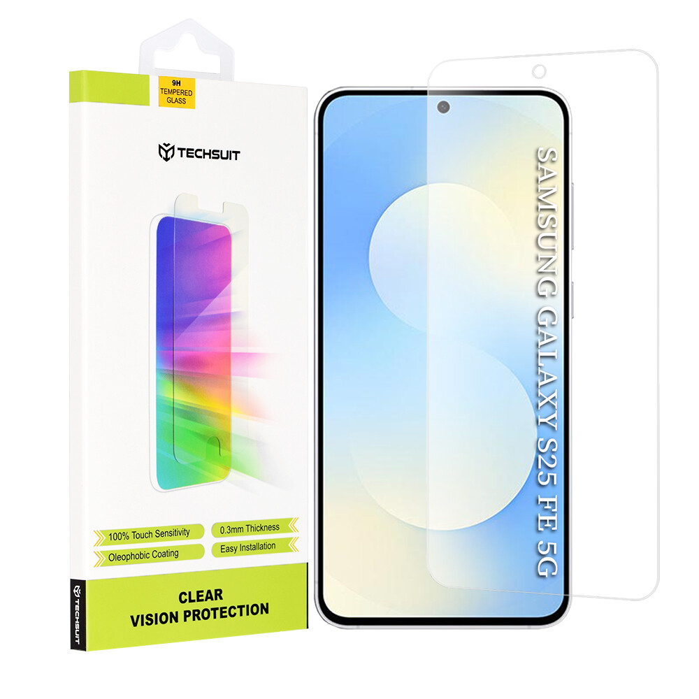 Techsuit Clear Vision Glass pro Samsung Galaxy S25 FE průhledný