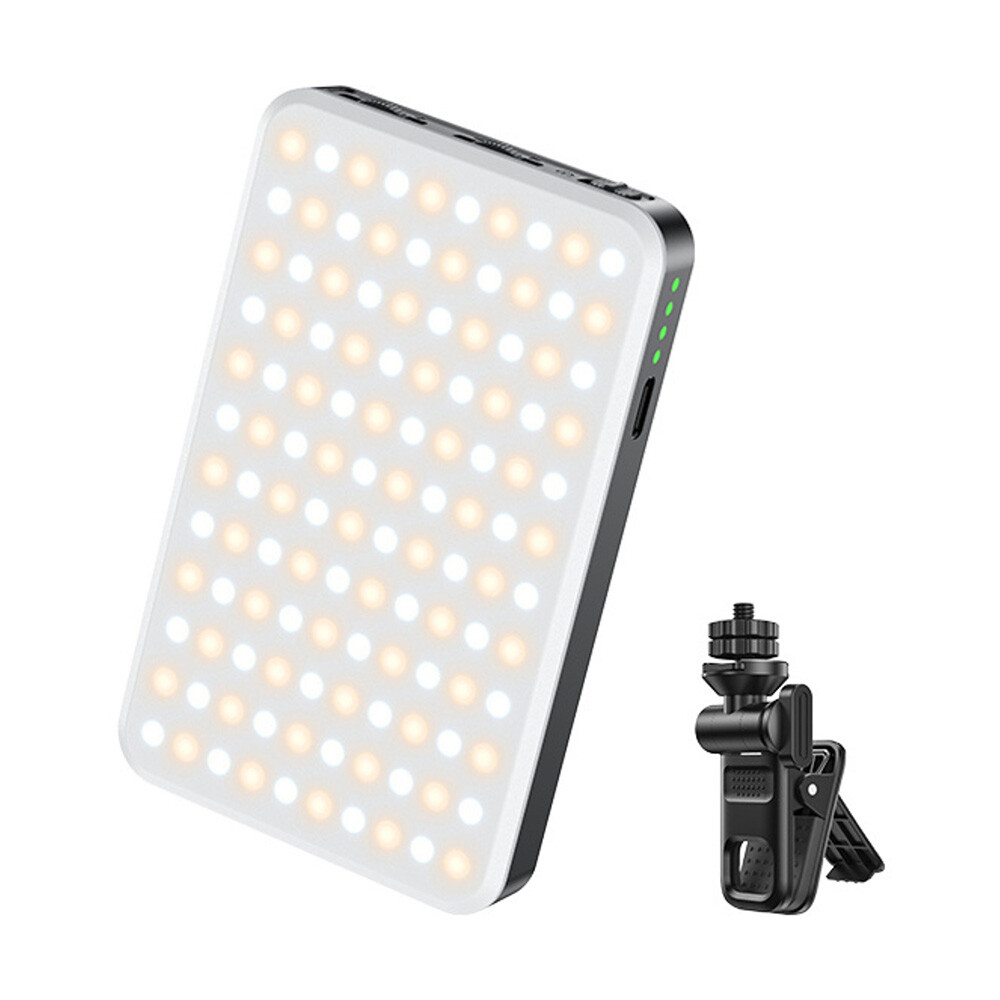 Yesido Selfie Light DH12 USB-C 3000mAh 6W 120 LED s klipem černá