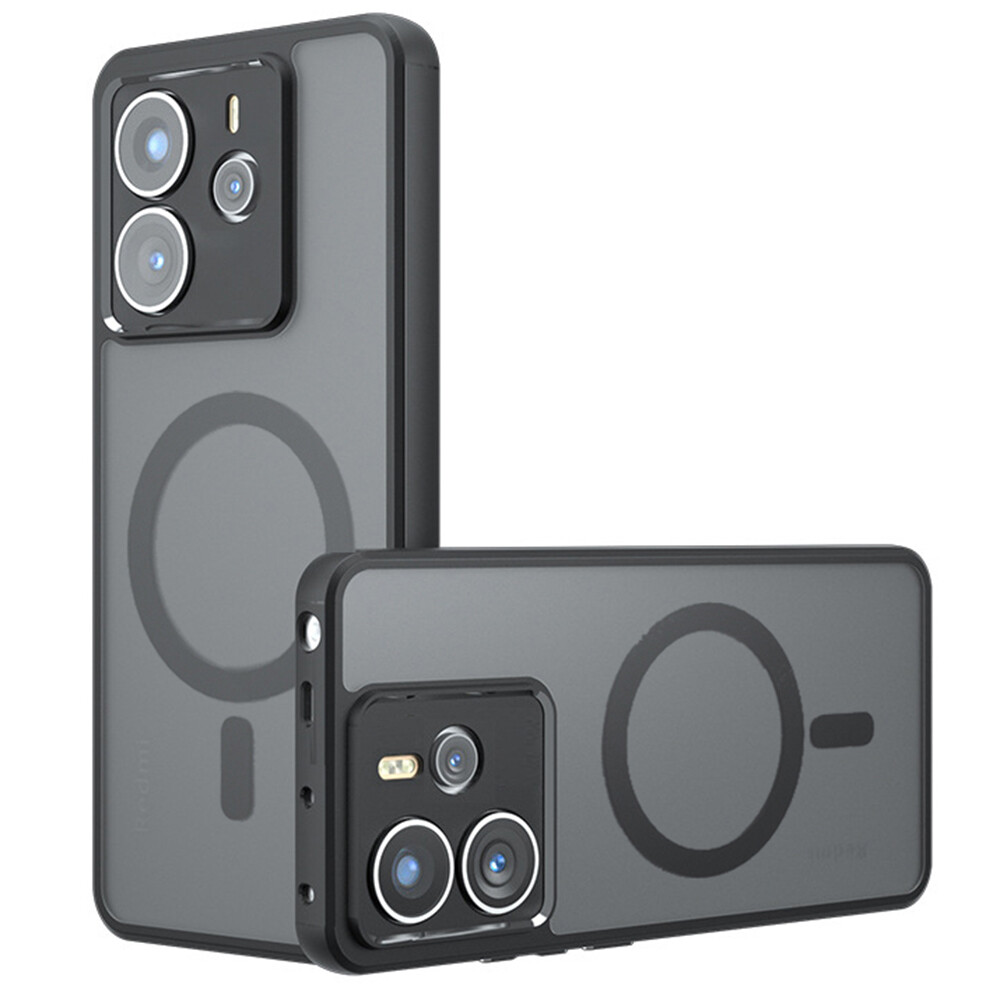 Techsuit PureFrost MagSafe pro Xiaomi Redmi Note 14 5G v matné černé