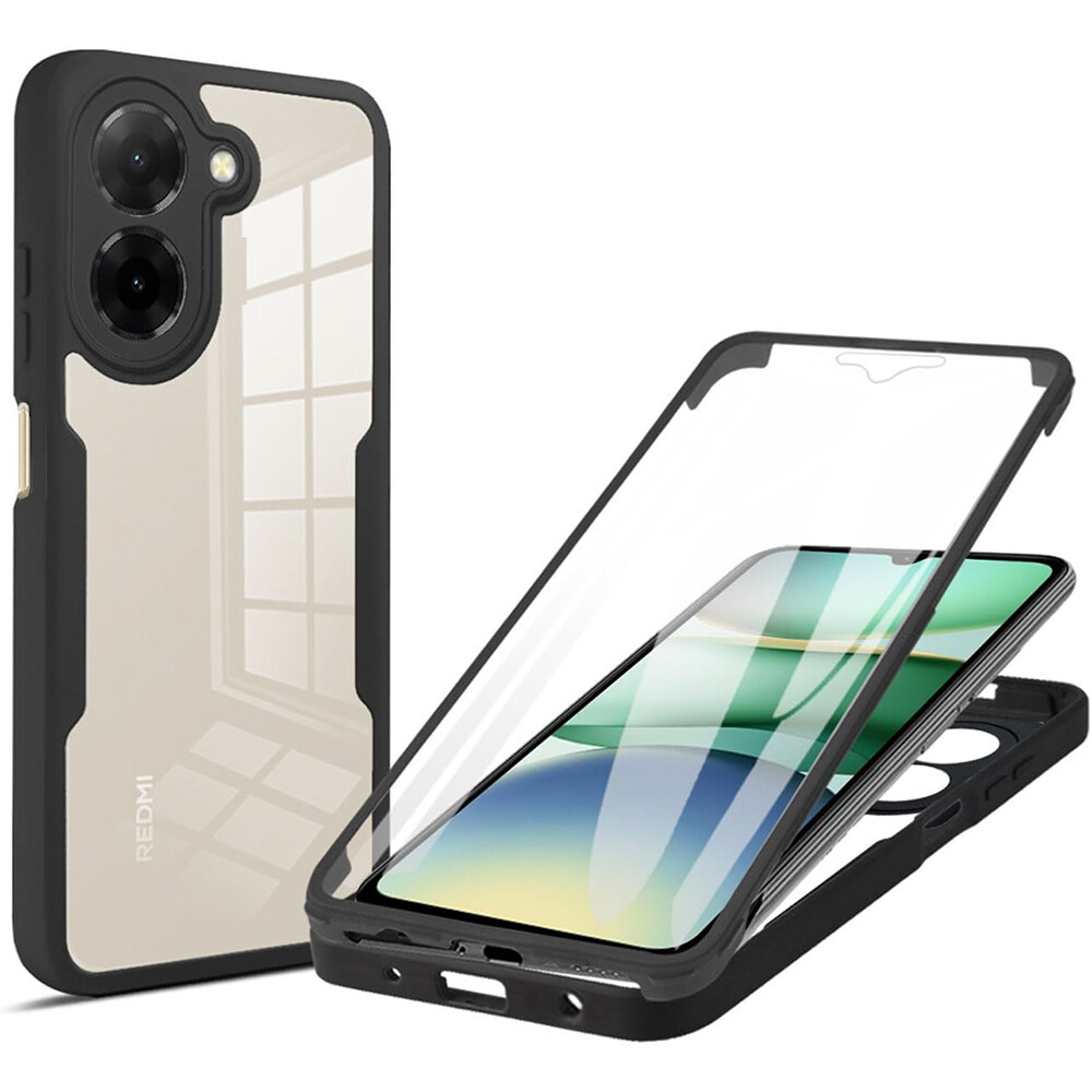Techsuit ColorVerse 360 Series + Ochranná fólie Xiaomi Redmi A5 4G Černá