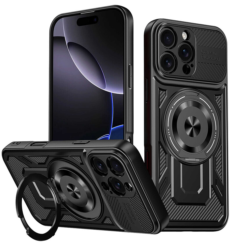 Techsuit RuggedCam pro iPhone 16 Pro černá