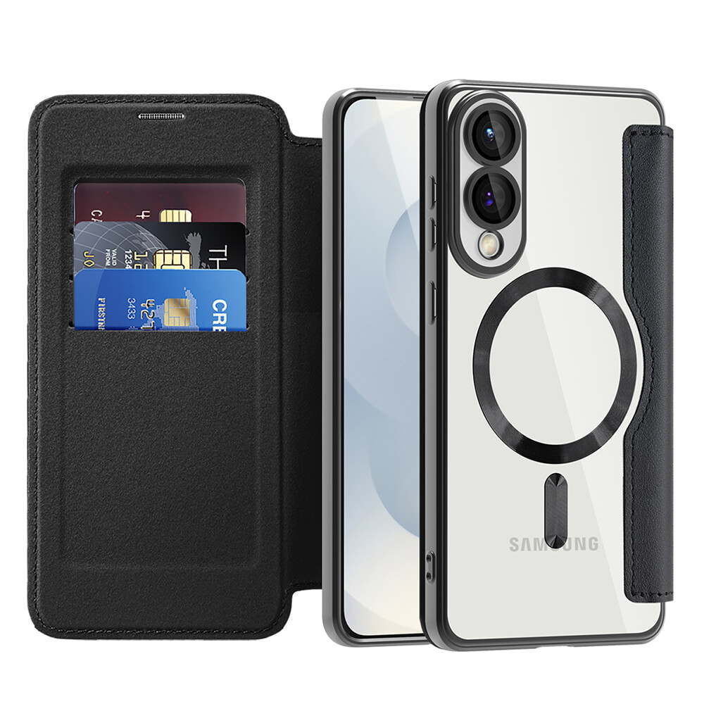 Pouzdro na knihu Techsuit SmartMag pro Samsung Galaxy S25 Edge černé