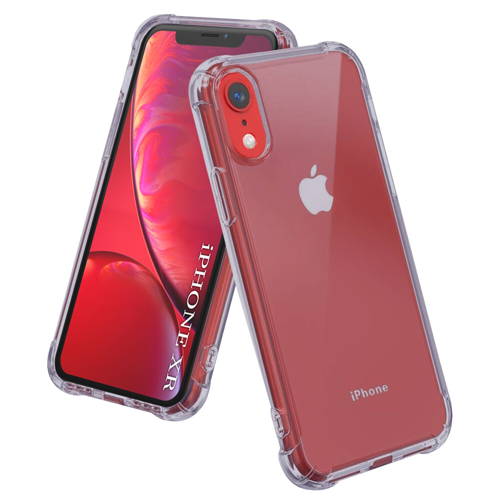 Techsuit Shockproof průhledný silikon iPhone XR kouřově černý