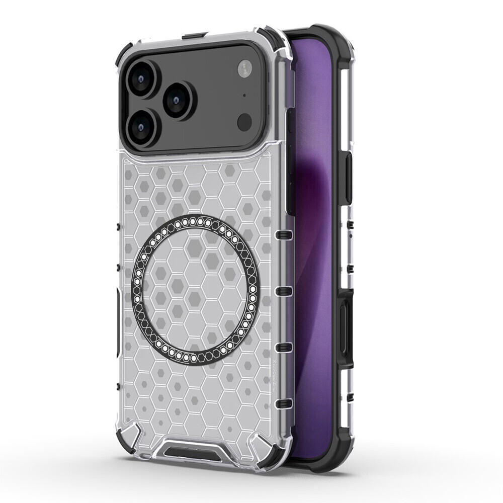 Techsuit HoneyComb Shield MagSafe pro iPhone 17 Pro bílý