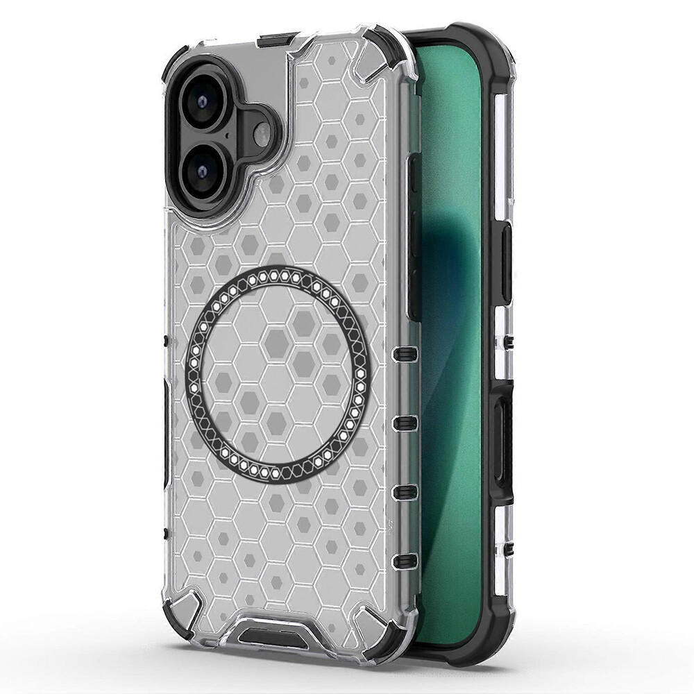 Techsuit HoneyComb Shield MagSafe iPhone 17 bílý