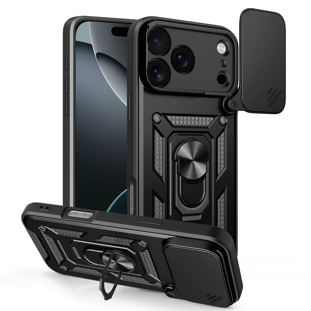 Techsuit CamShield Series pouzdro pro iPhone 17 Pro Max černé