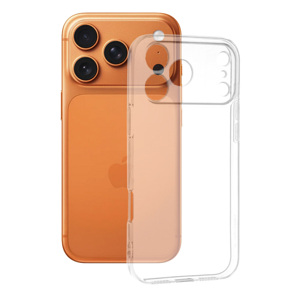 Techsuit silikonové pouzdro iPhone 17 Pro Max průhledné