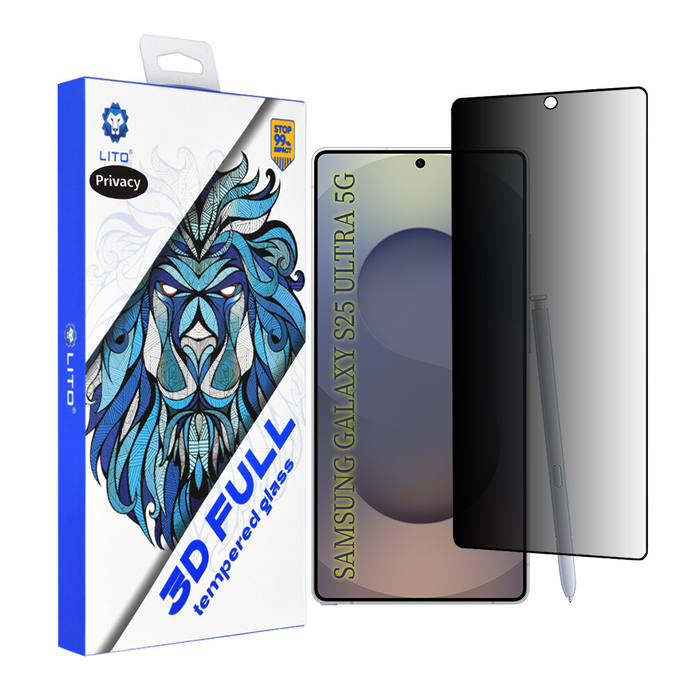 Lito 3D Full Cover pro Samsung Galaxy S25 Ultra soukromí