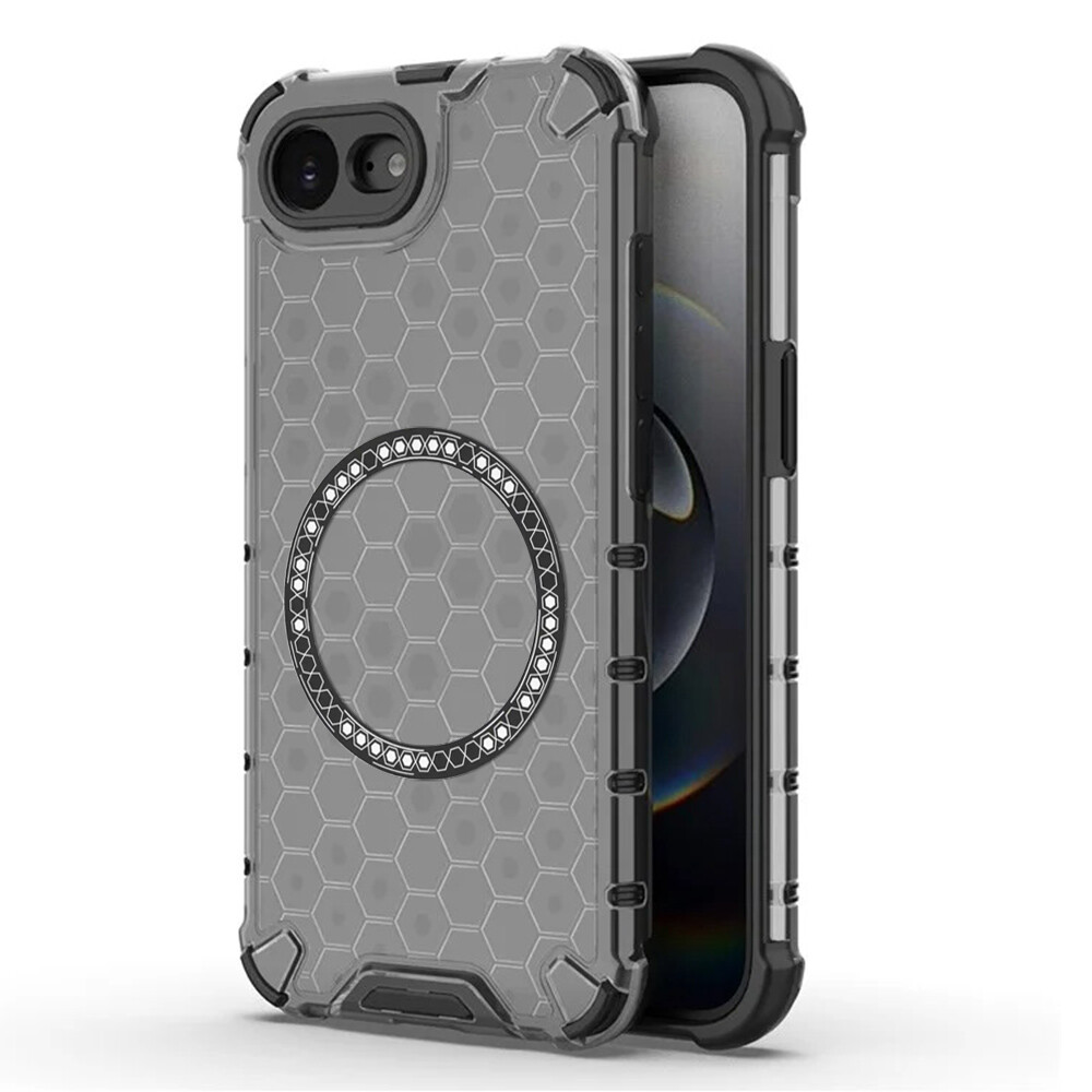Techsuit HoneyComb Shield MagSafe pro iPhone 16e černý