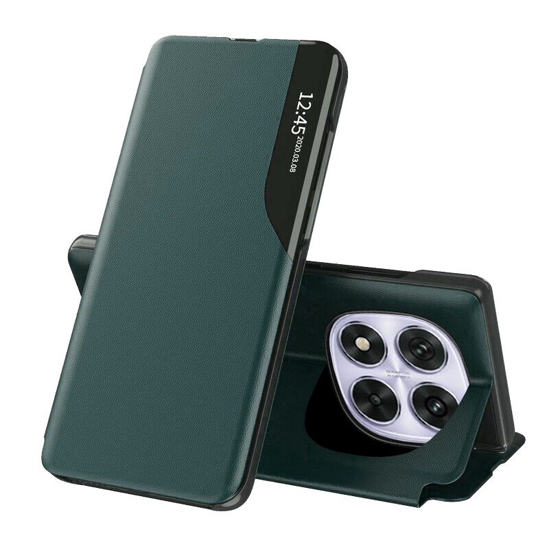 Techsuit eFold Series Xiaomi Redmi Note 14 Pro 5G Poco X7 Tmavě zelená