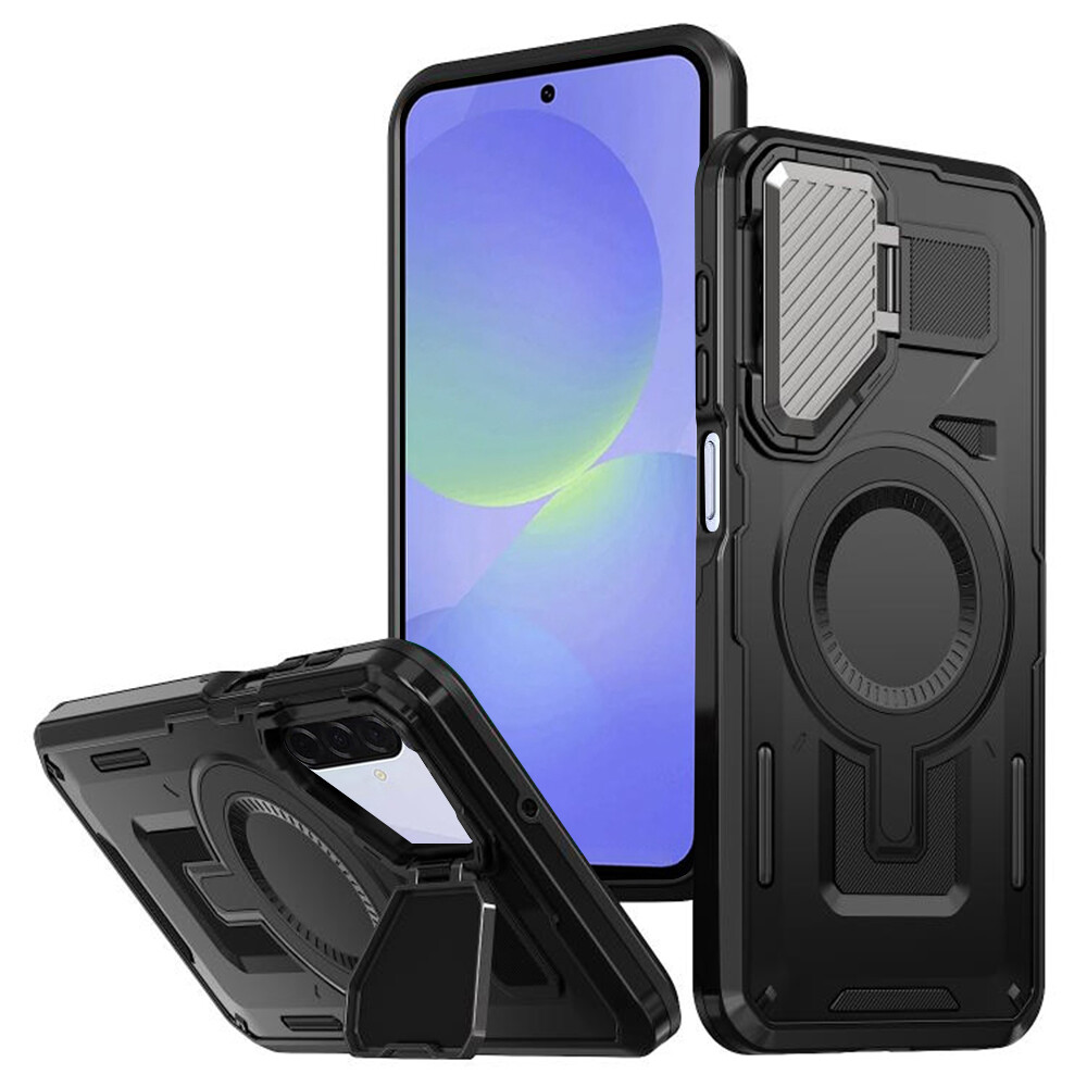 Pouzdro Techsuit CamVault MagSafe pro Samsung Galaxy A36 5G černé