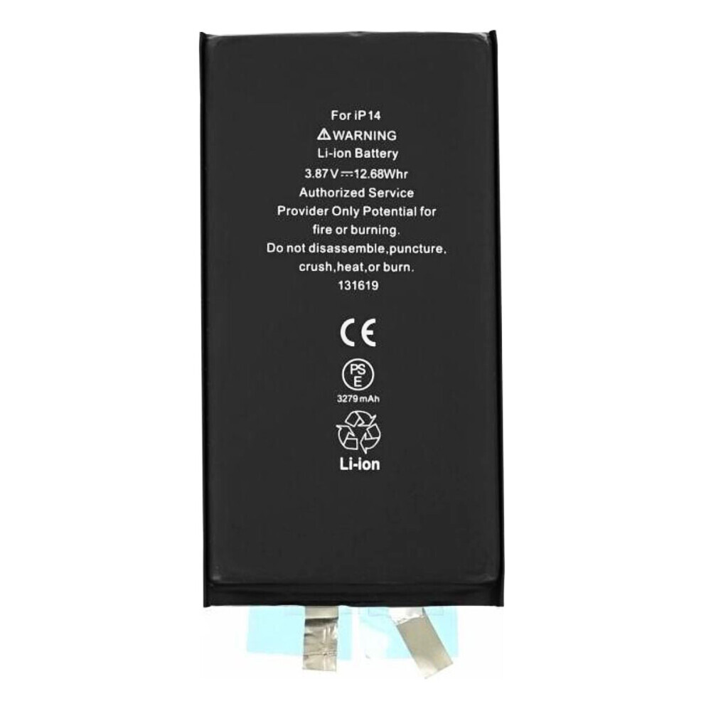 Baterie pro smartphone iPhone 14 3279mAh černá bez flex kabelu OEM