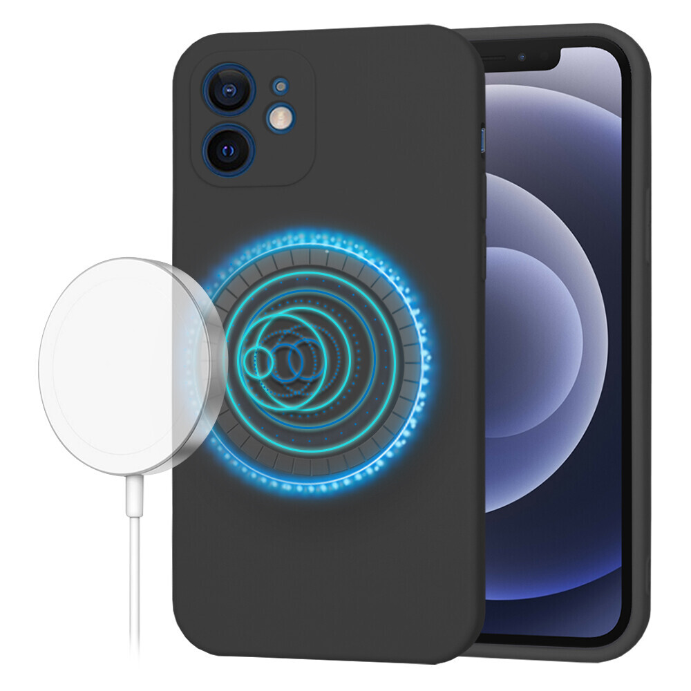 Techsuit SoftFlex MagSafe pro iPhone 12 černý