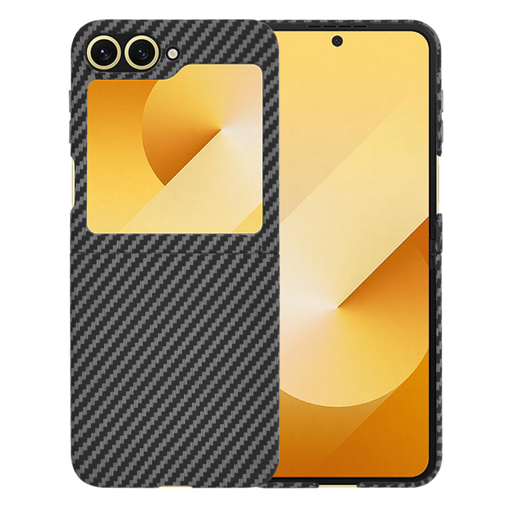 Techsuit Carbonite FiberShell pro Samsung Galaxy Z Flip6 Flip7 FE černá