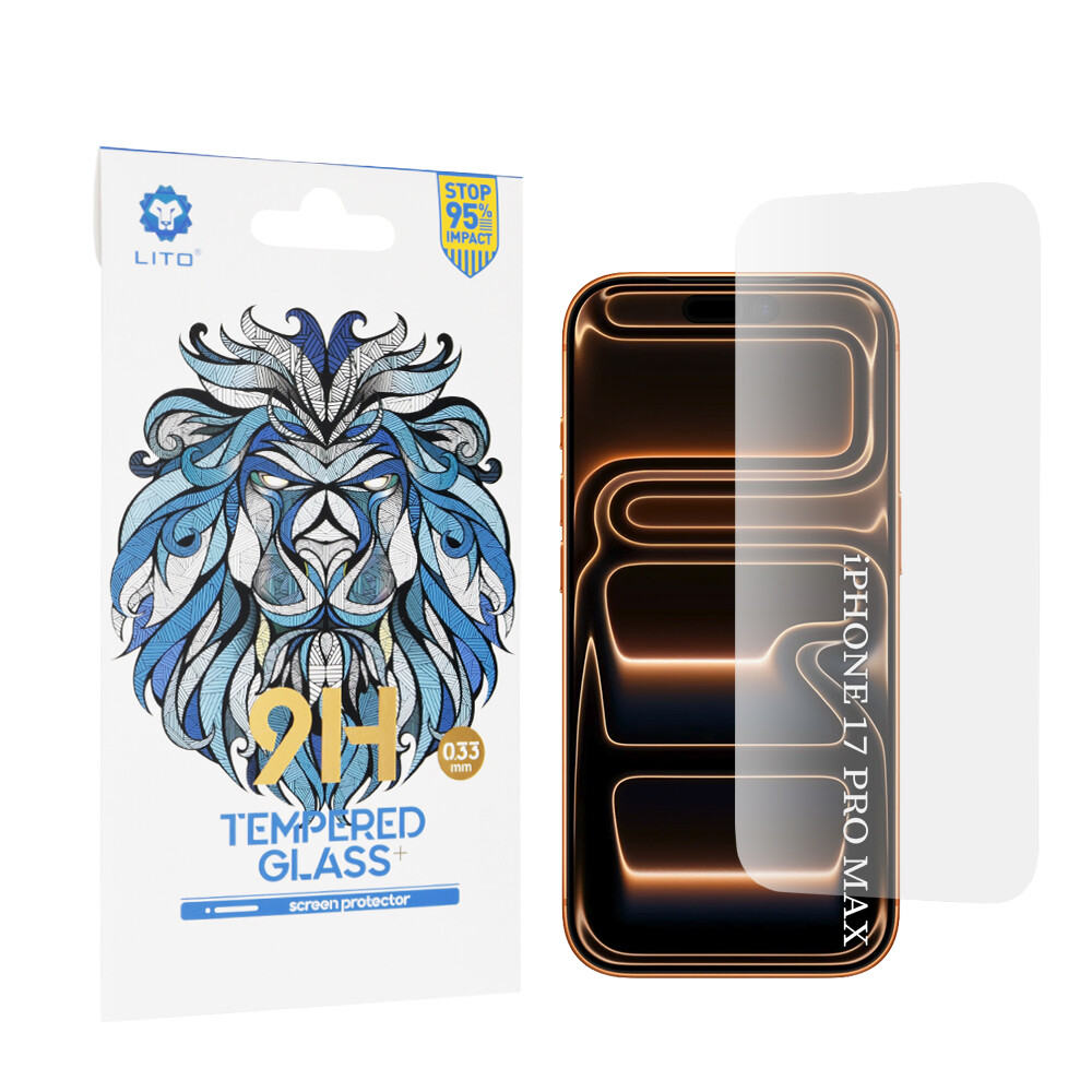 Lito 2.5D Classic Glass iPhone 17 Pro Max iPhone 16 Pro Max průhledné sklo