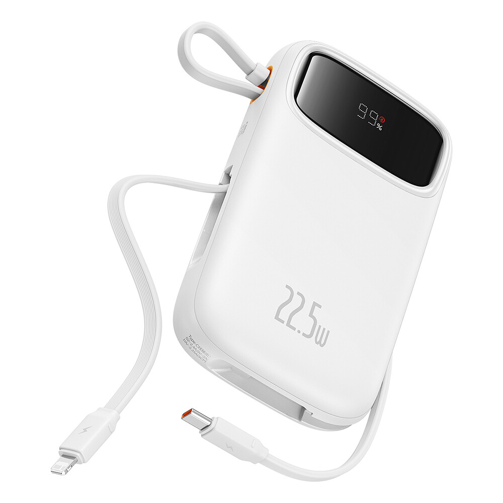Baseus Power Bank Qpow Pro+ 20000mAh 22.5W Lightning White