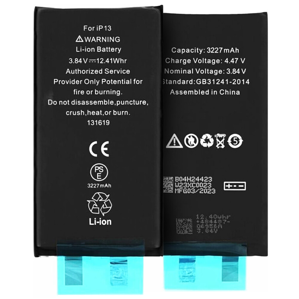 OEM Baterie iPhone 13 3227mAh bez flex kabelu Černá