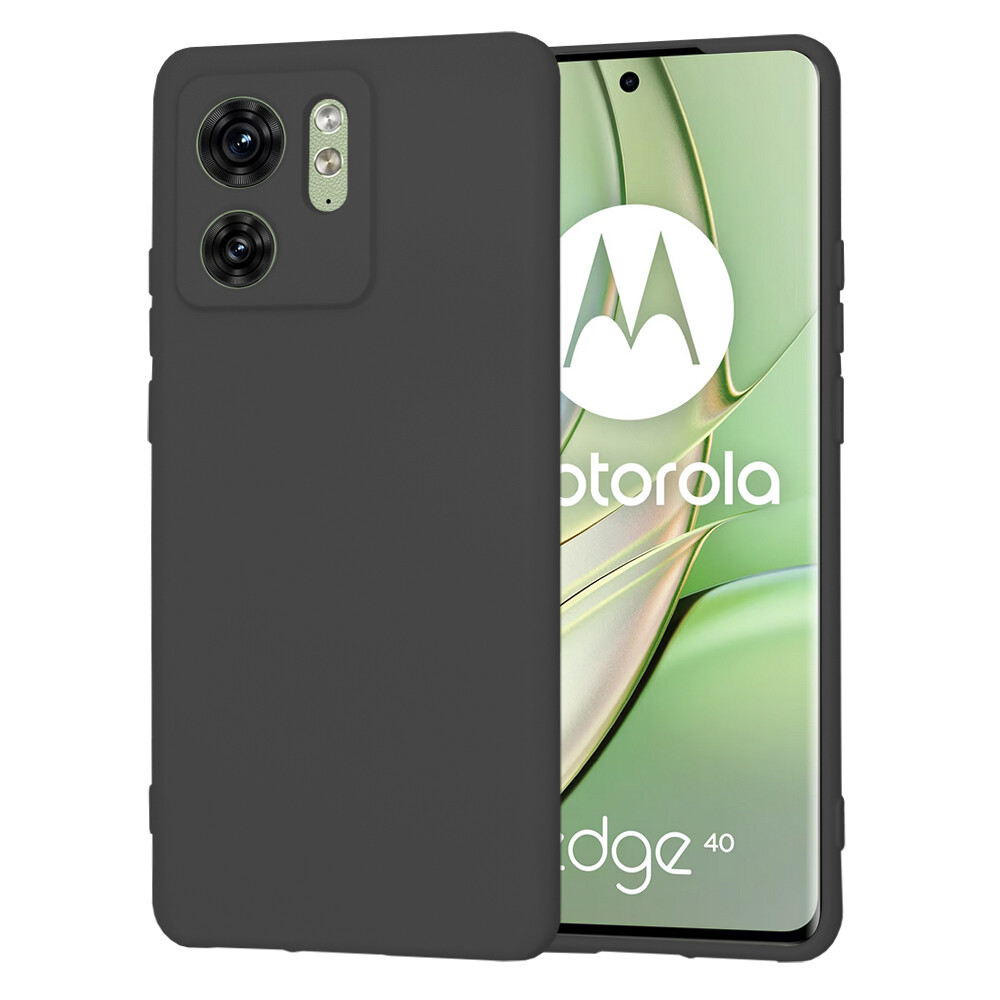 Techsuit SoftFlex Motorola Edge 40 Edge 2023 Černá