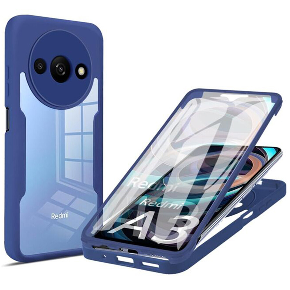 Techsuit ColorVerse 360 Series Screen Protector Xiaomi Redmi A3 A3x Blue