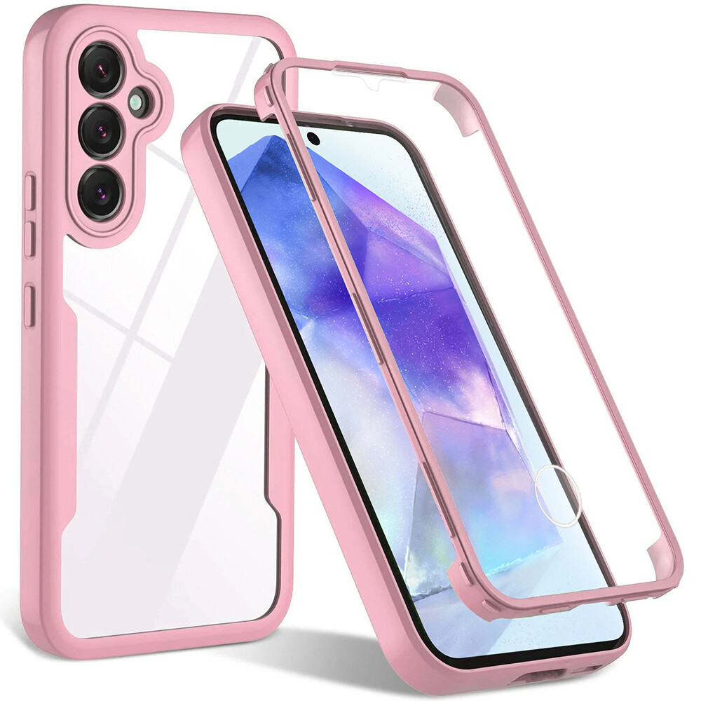 Techsuit ColorVerse 360 Series Screen Protector Samsung Galaxy A55 5G Pink