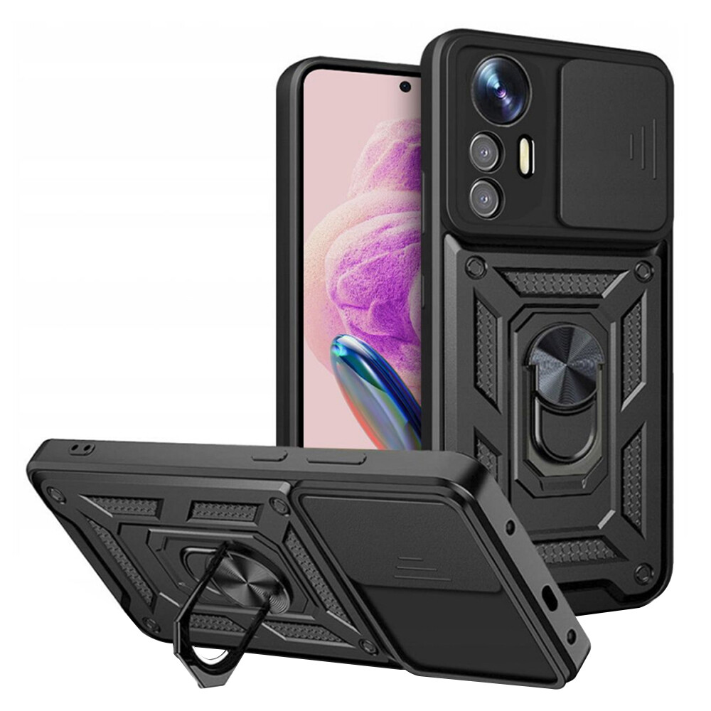 Techsuit CamShield Series Xiaomi Redmi Note 12S Černá
