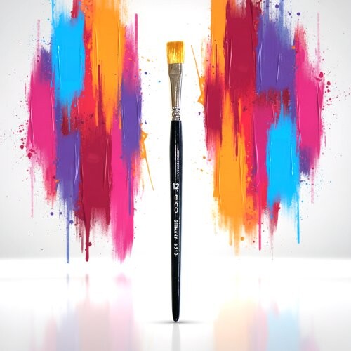 Štětec pro akryl syntetický vlas vel. 12