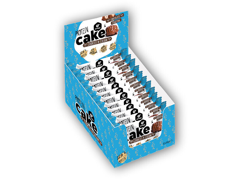 Go Fitness 12x Protein Cake 50g Varianta: vanilla