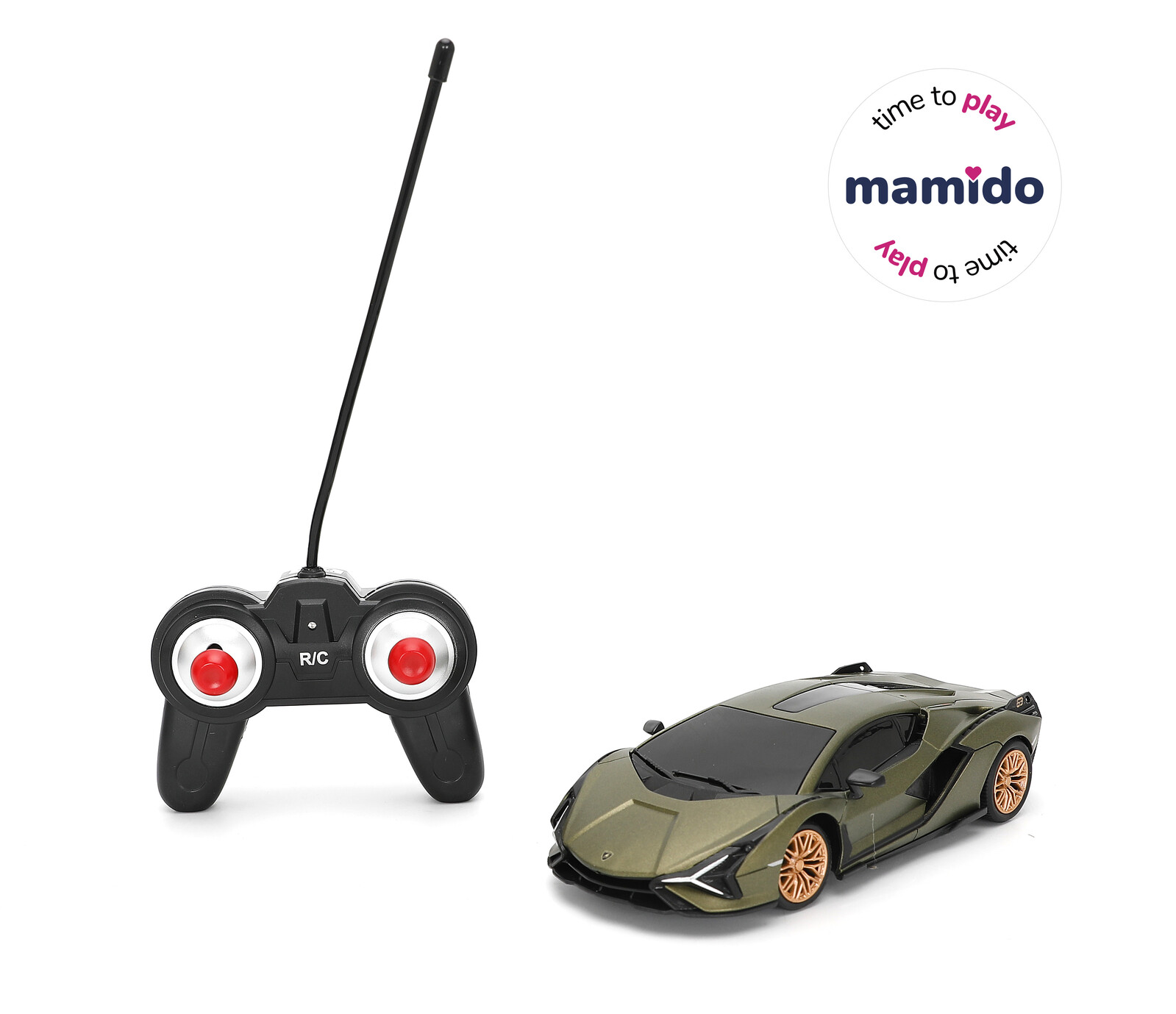 Mamido Mamido Auto na dálkové ovládání LAMBORGHINI SIAN FKP 37 RC 1:24 zelené