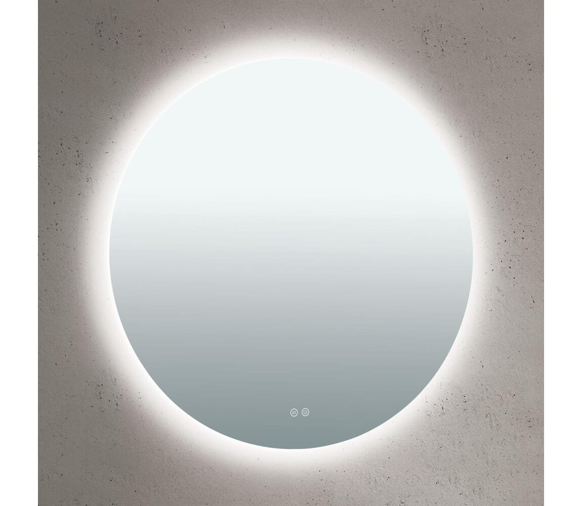 Orion - LED Zrcadlo s podsv. FOCUS LED/27W/230V 3000/4200/6000K pr. 80 cm IP44 Spiegel 13-398/80