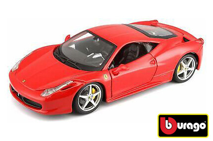 Bburago 1:24 Ferrari 458 Italia červená 18-26003 - II. jakost